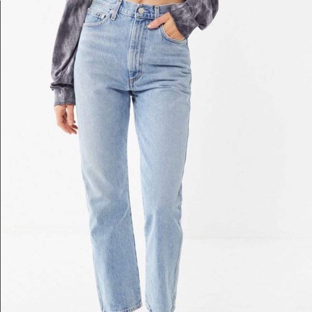 AGOLDE High Rise Pinch Waist Pants in Impression